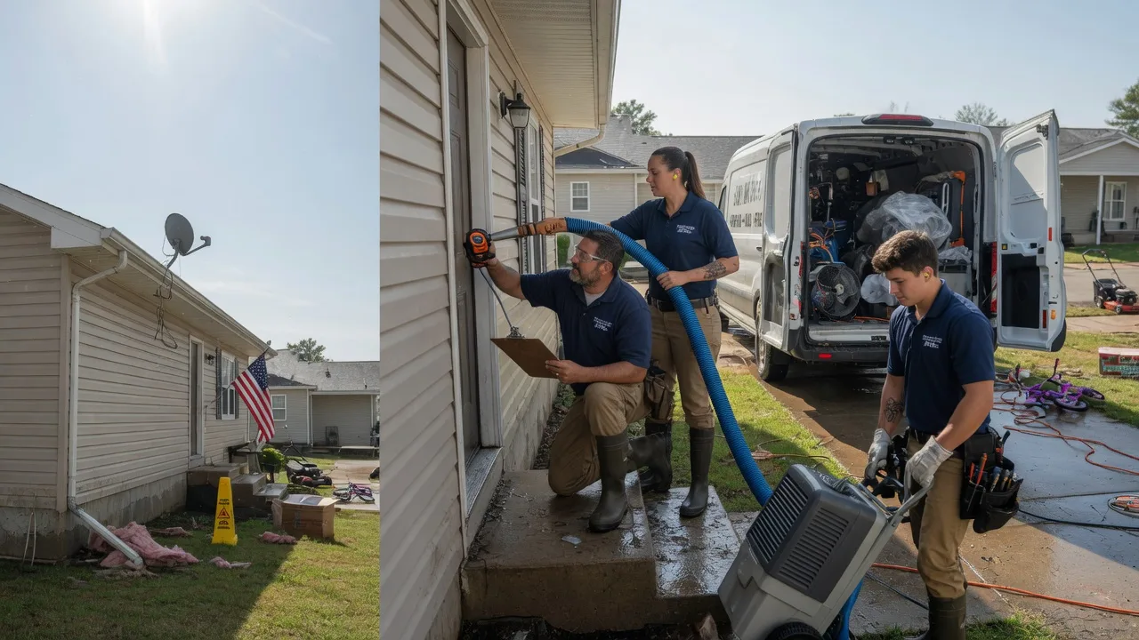 Ceiling Water Damage Restoration in Brutus, MI near me