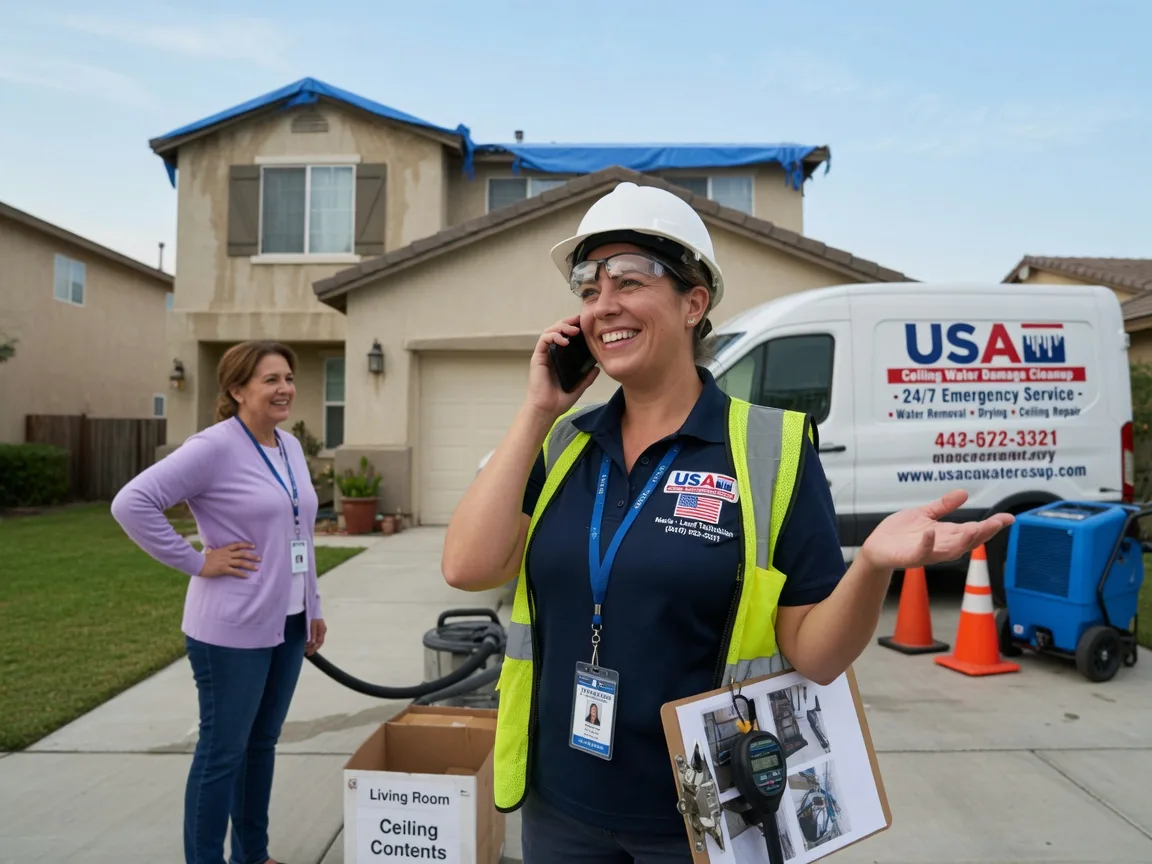 Ceiling Water Damage Restoration Brutus, MI FAQs